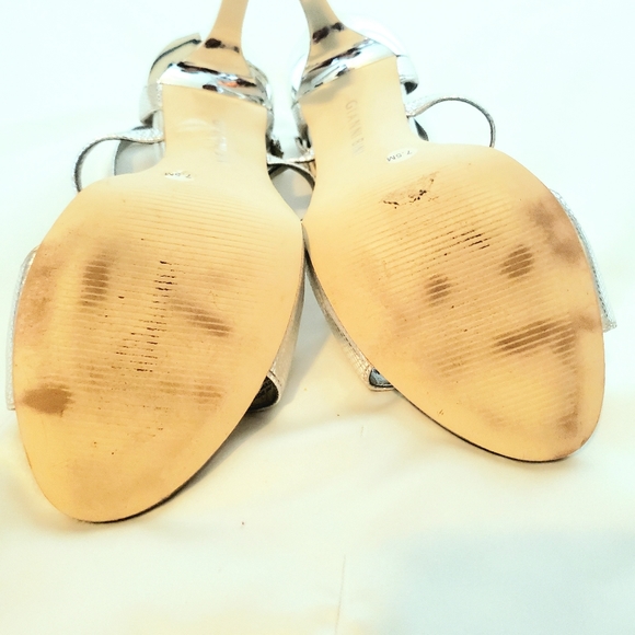 Gianni Bini Silver Rhinestone Sandals 7.5 - Picture 11 of 15